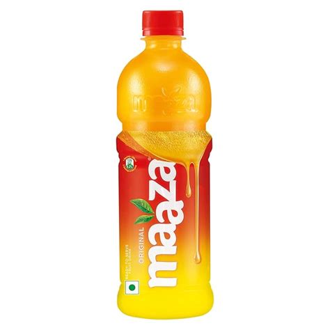 Maaza Mango Drink, Original Flavour, 600 ml PET Bottle : Amazon.in ...