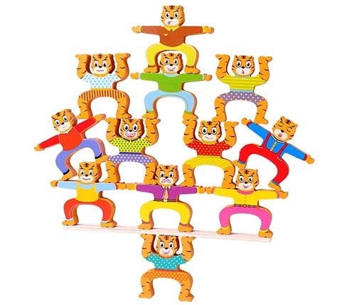 Balanzoo™ Montessori Tiger Stacking and Balancing Game for Skill Build ...