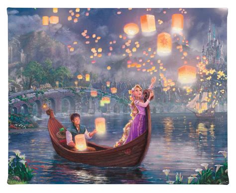 Disney Tangled - 8" x 10" Gallery Wrapped Canvas | Traditional fairy ...