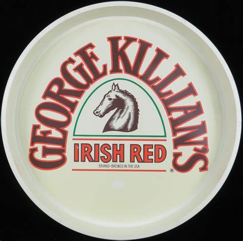1982 George Killian's Irish Red beer 13 inch Serving Tray Golden ...