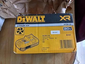 DEWALT DCB107-B1 Multi Voltage XR Compact Charger for charging DEWALT ...
