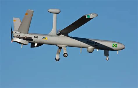 Wallpaper flag, Brazil, drone, Hermes, unmanned aerial vehicle, VANT ...
