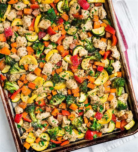 Baked Chicken And Vegetables