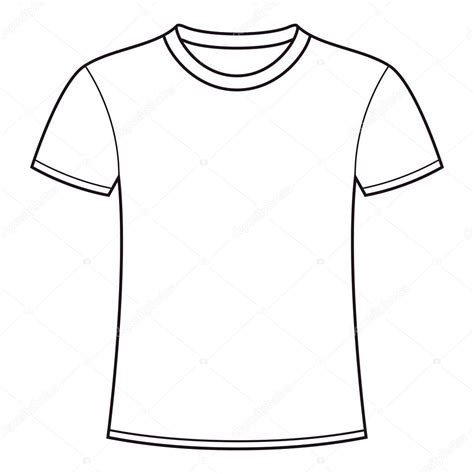 Blank t-shirt template Stock Vector by ©nikolae 11342152