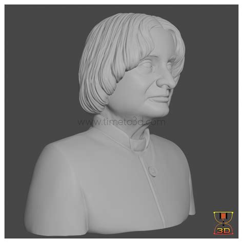 Dr. APJ Abdul Kalam - CAD Model Bust – Time To 3D