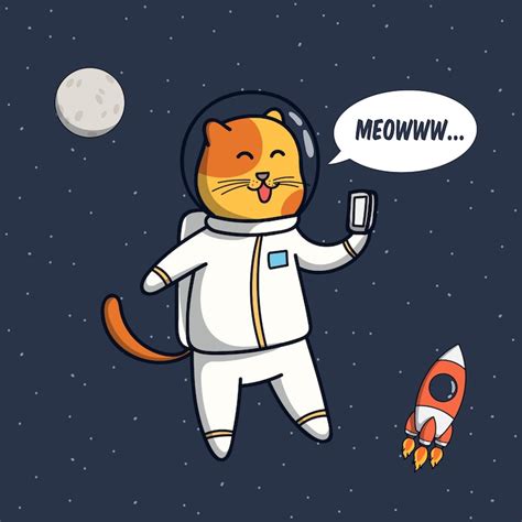 Space explorer cat Vectors - Download Free High-Quality Vectors from ...