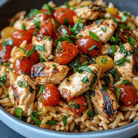 Mediterranean Chicken Orzo: A Flavorful One-Pot Meal | Easy ...