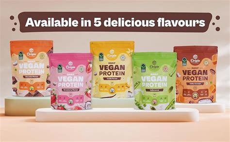 Origin Nutrition 100% Natural Vegan Protein Chocolate Flavour Powder ...