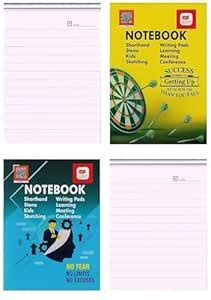FIRST CLICK Shorthand Steno Notebook, Set of 1 Notebooks 160 pages Kids ...