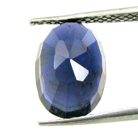 3.4Ct Natural Iolite Kaka Nilli Gemstone Substitute of Blue Sapphire ...