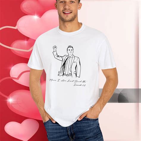 Charlie Kirk Here I Am Lord Send Me T-Shirt