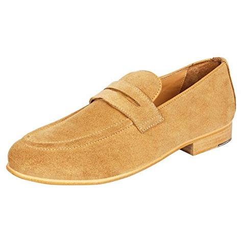 SASSIE Men's Real Suede Leather Formal Shoe for Men in Beige Colour ...