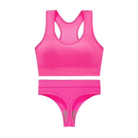 QHFBli Womens Sports Bra Swimsuit Top Bikini Tops Yoga Thong Yoga Set ...