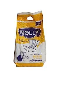 Molly Adult Diapers | Soft inner lines | Anti rash- Pack of 1 contains ...