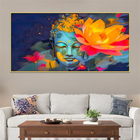 Modern Decorative Gautam Buddha Painting for Elegant Home