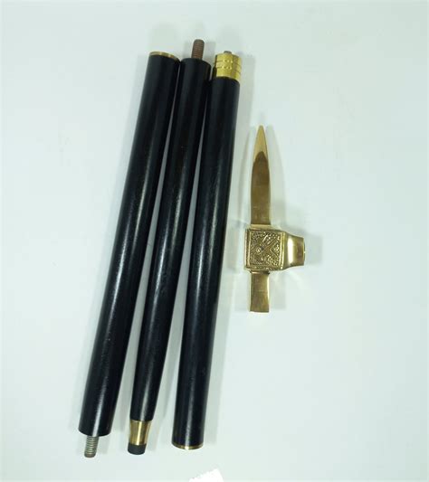 Foldable Walking Stick Brass Hammer Handle – Young Artisan