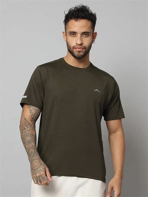 Olive Green Mens T Shirt | Reccy