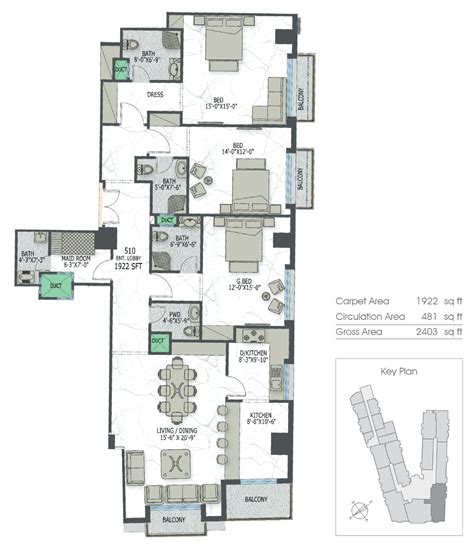 Three Bed Apartments | 5 star Luxury Apartments | 7 Canal Residence