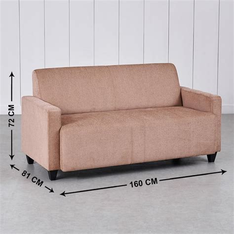 Buy Helios Riley Fabric 3-Seater Sofa - Beige from Helios by Home ...