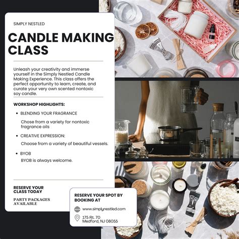 Candle Making Class – Simply Nestled