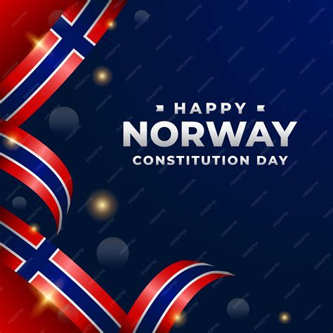 Premium Vector | Norway constitution day design illustration collection