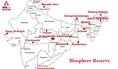 Total Biosphere Reserves in India 2021-22