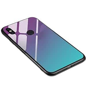 TheGiftKart Glass Back Case with Shockproof TPU Bumper for Mi A2 ...