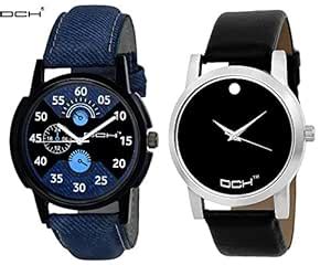 DCH NWC- 183 Set Of 2 Analogue Watches Men & Boys : Amazon.in: Fashion