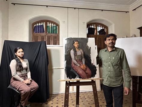 Portraiture Demonstration & Interaction Session | SNDT Women's University