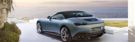 Download wallpaper Ferrari, convertible, Roma, rear view, grand tourer ...