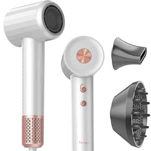 Fentgo High Speed Ionic Hair Dryer with Diffuser, Professional 110,000 ...