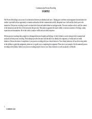 Image result for Communication Process Recording