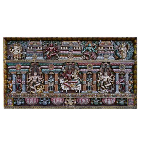 Wooden Wall Panel of Shiva - Rani Arts & Teak – RANI ARTS & TEAK