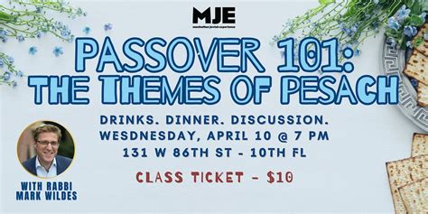 Passover 101: The Themes Of Pesach | With Rabbi Mark Wildes | MJE ...