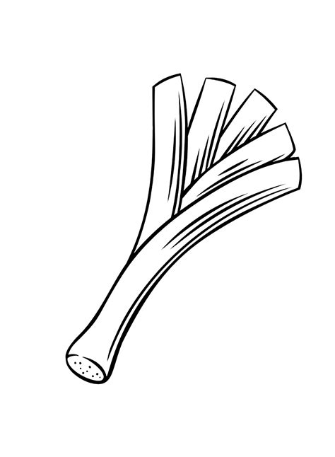 30+ Leek Coloring Pages - Free Printable PDF & Online Coloring | Vegetable coloring pages ...