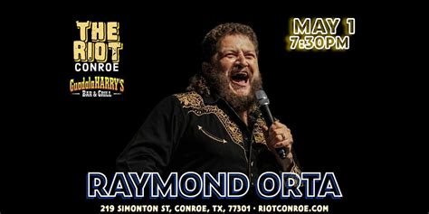 Comedian Raymond Orta Live in Conroe, GuadalaHARRY's Bar & Grill ...