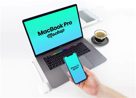 Macbook Perspective Mockup | Free PSD Templates