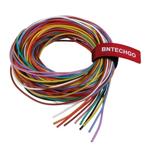 BNTECHGO 20 Gauge Silicone Wire Kit 10 Color Each 10 ft Flexible 20 AWG ...