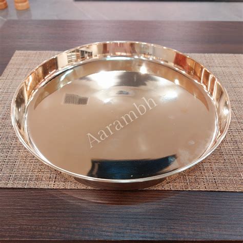 Pure Bronze Thali (Kansa) | Ayurvedic Dinnerware for Pitta Balance ...