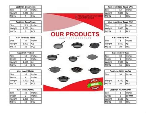 Cast Iron Cookware - Fry Pan In Cast Iron Manufacturer from Rajkot