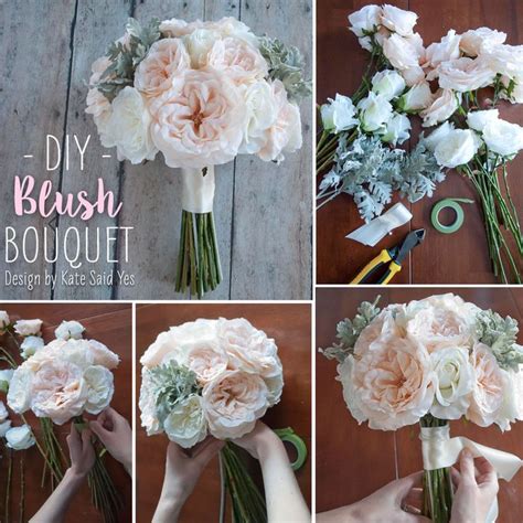 how to diy bridal bouquet