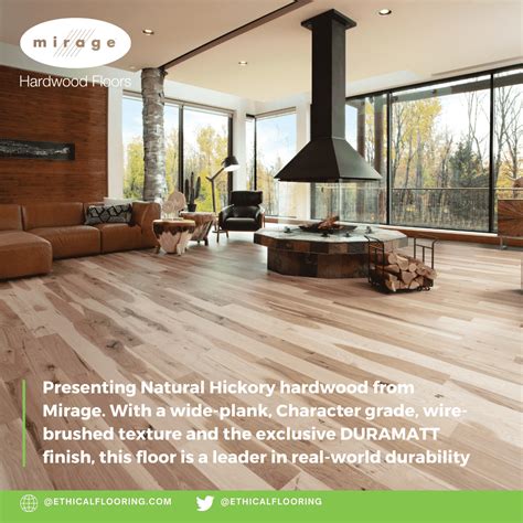 Natural Hickory Hardwood Floors - Ethical Flooring Ltd.
