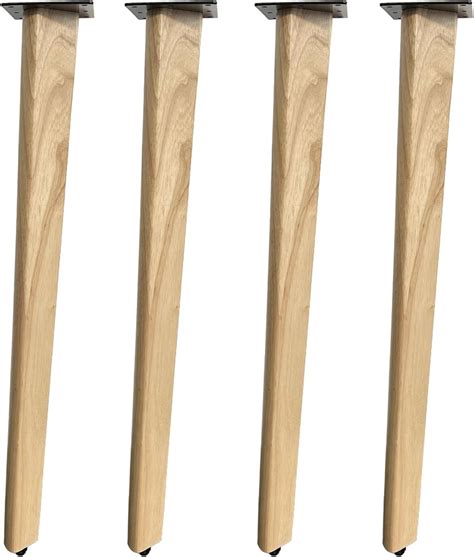 Amazon.com: QLLY 28 Inch Solid Wood Table Legs, Wood Furniture ...