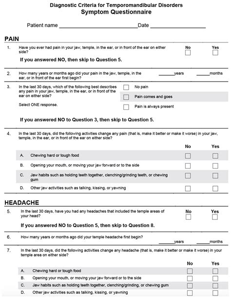 Temporomandibular Disorders and Serological Tests in Patients with ...