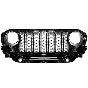 Off-Road Vehicle Grill, New Wrangler Style Design, Fits Mahindra Thar ...