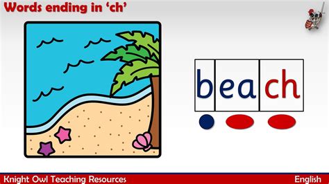 Words ending in 'ch'