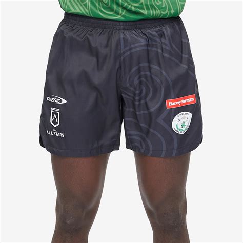 Classic Maori All Stars 2025 Gym Short - Black - Mens Replica | Pro ...
