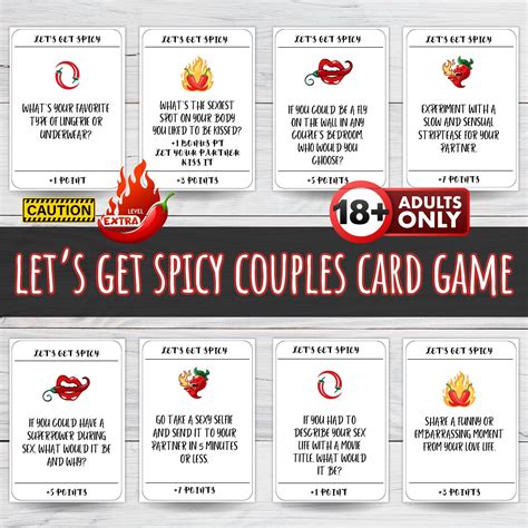 Dirty Adult Game Cards Printable Card Games Adult Party Games Romantic ...