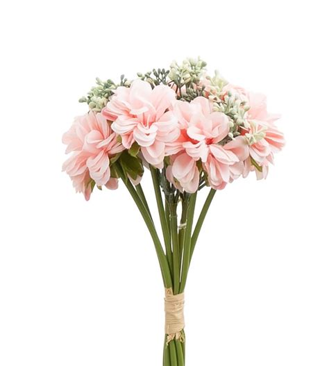 Buy VRB Dec Plastic Tm 1 Bunch Dahlia Artifical Flower Bunch Fake ...