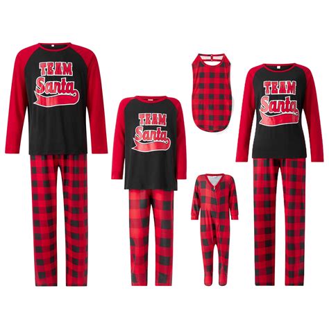 Nituyy Christmas Family Matching Plaid Flannel Pajama Pj Sets - Walmart.com